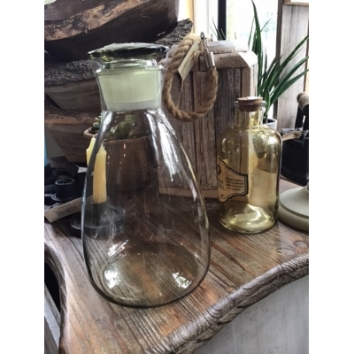 Apothekers fles met stop Apothekers fles met stop