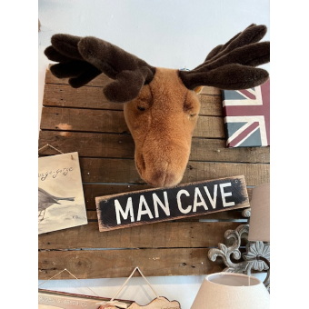 Houten wandbord Mancave