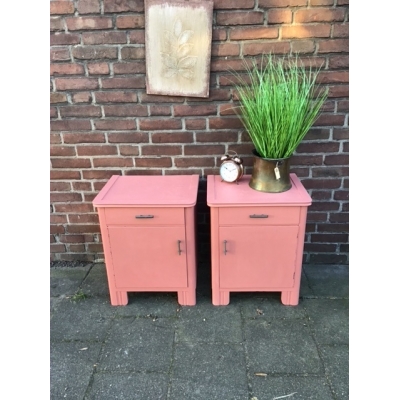 Vintage nachtkastjes 1950 Verkocht Vintage nachtkastjes 1950 Verkocht