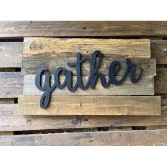 Houten wandbord Gather