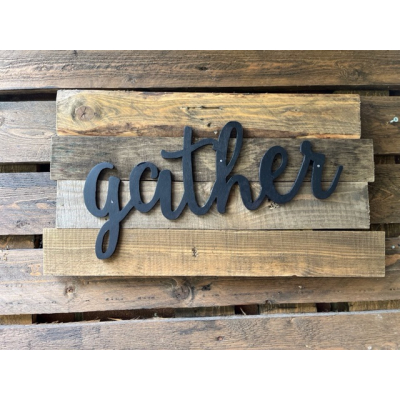 Houten wandbord Gather