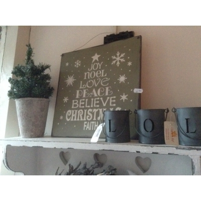 Kerstbord Merry Christmas